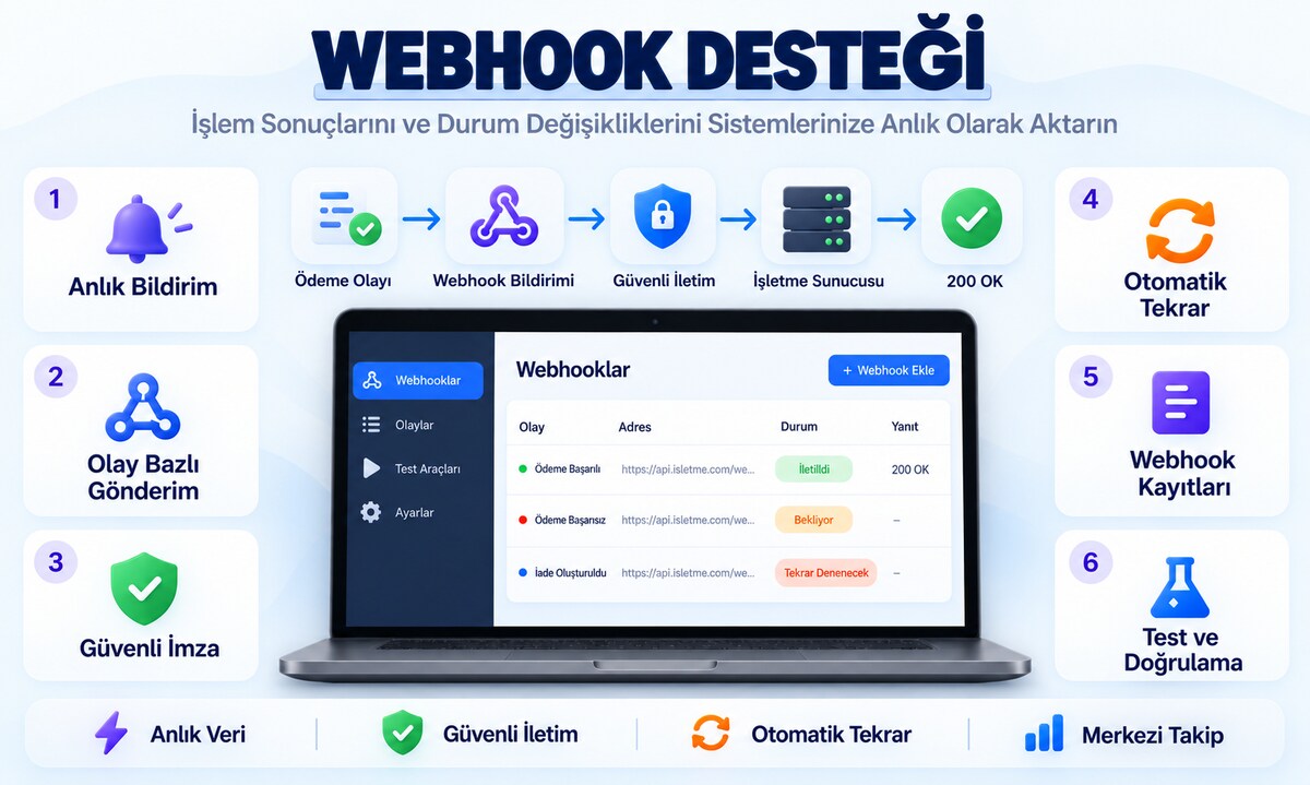 Webhook Desteği