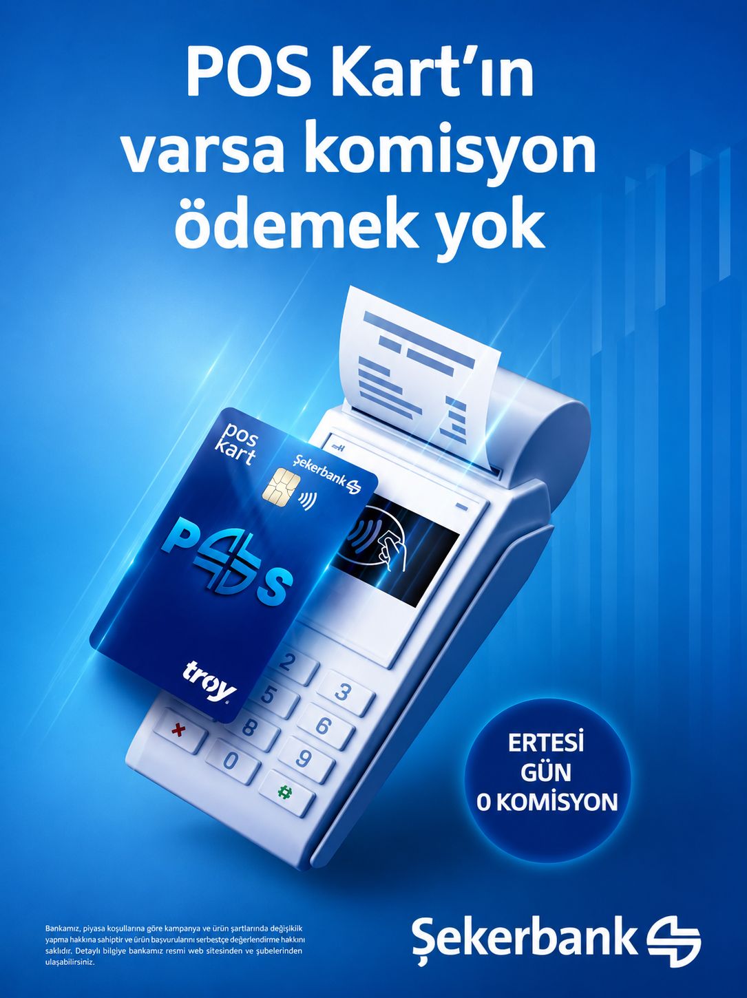 Şekerbank POS Kart ile Komisyonsuz Tahsilat