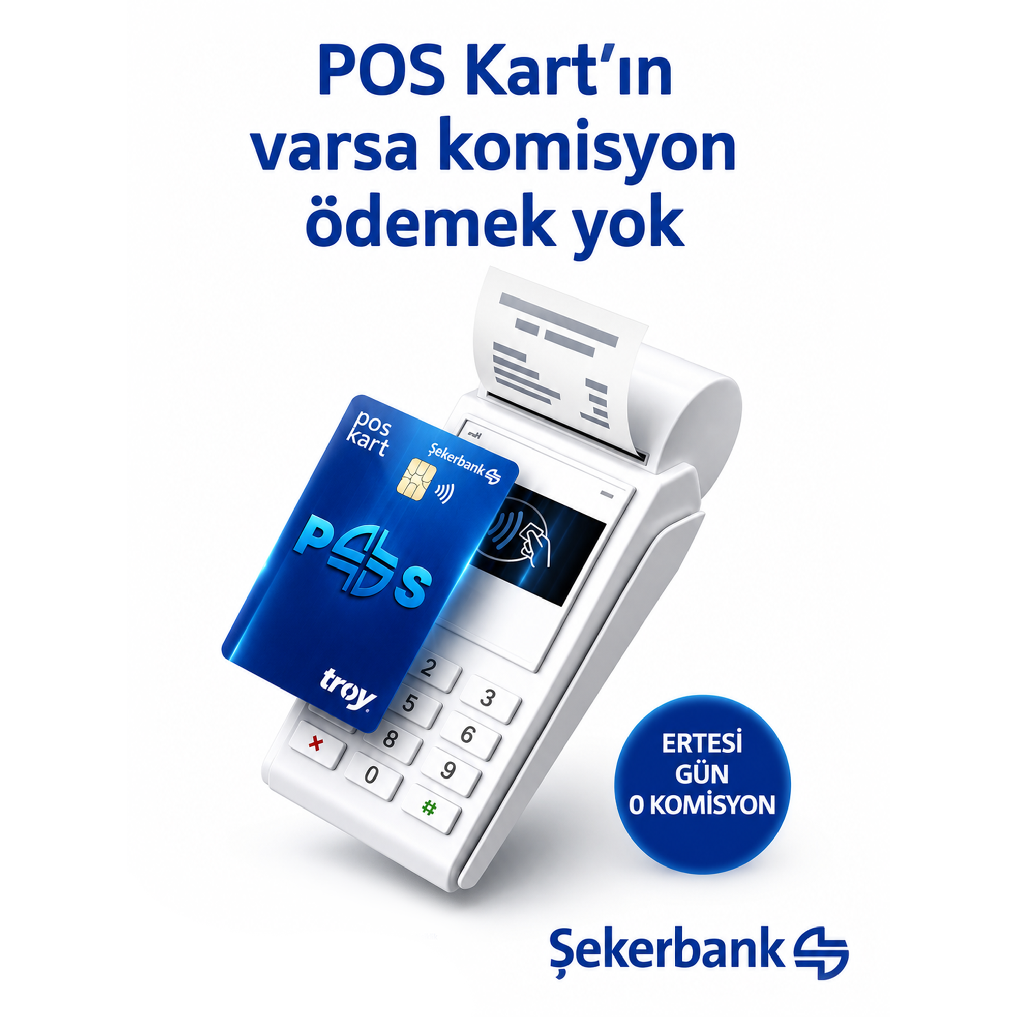 Şekerbank POS Kart ile Komisyonsuz Tahsilat