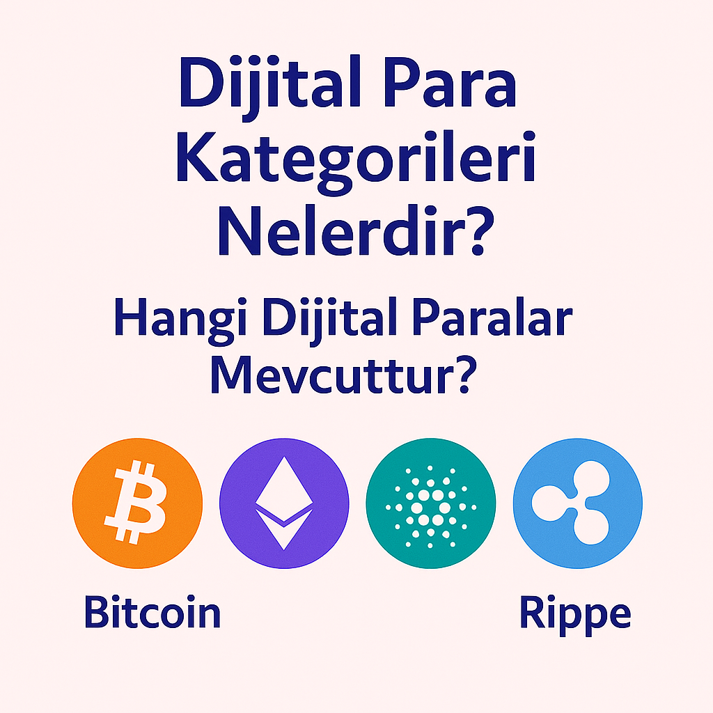Dijital Para Kategorileri Nelerdir? Hangi Dijital Paralar Mevcuttur?